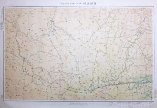 支那西部其2（西安蘭州近傍） 100万分1航空図