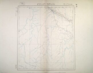 ニジゥネ ウーディンスク 東亜五十万分一図