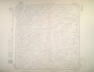 マングゥト 東亜五十万分一図
