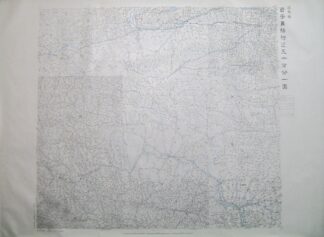 西安襄陽附近五十万分一図