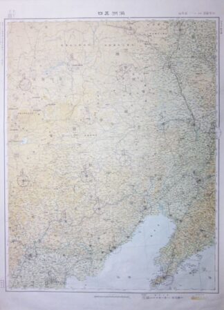 満洲其4 100万分1航空図