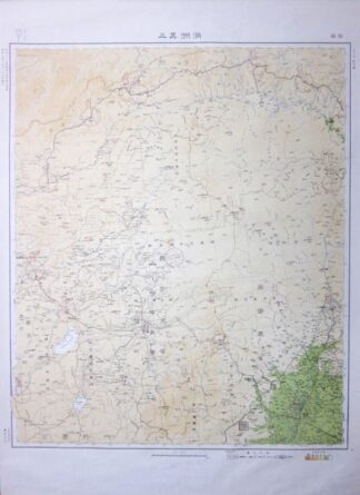 満洲其3 100万分1航空図