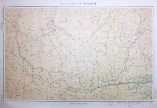 支那西部其2(西安蘭州近傍) 100万分1航空図