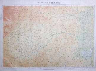 支那西部其3(宣昌成都近傍) 100万分1航空図