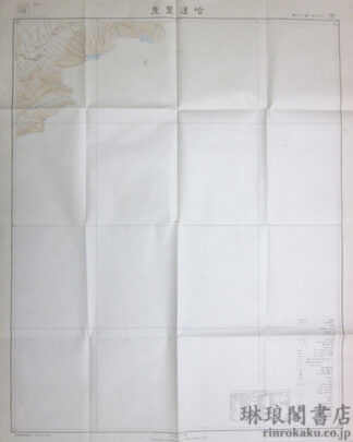 哈達里克 新疆甘粛二十五万分一図27号