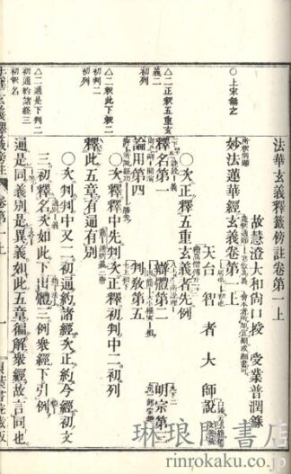 法華玄義釈籖傍註