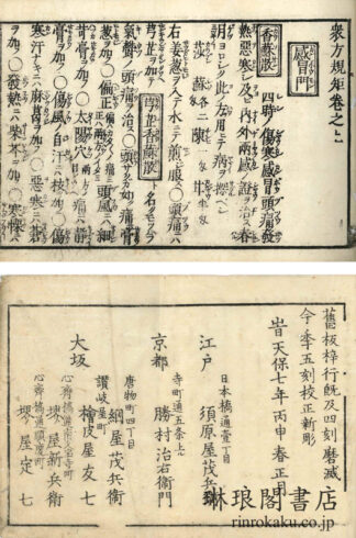 医療衆方規矩大成