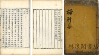 梅軒集 二巻 附録